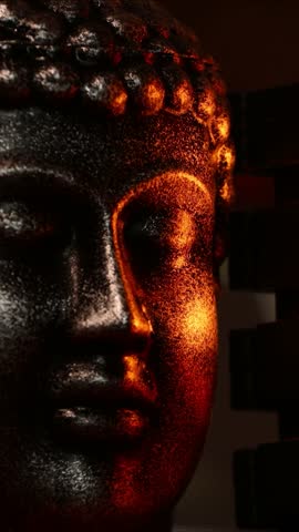 A detailed view of a statue depicting a human figure.