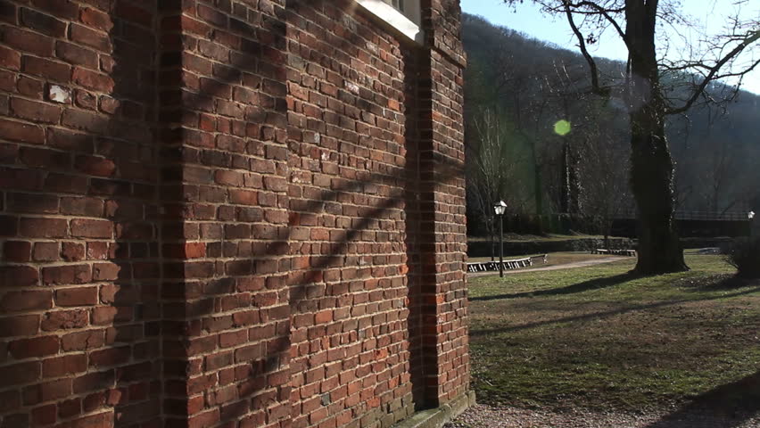 Brick Building Sun Flare Harpers Ferry