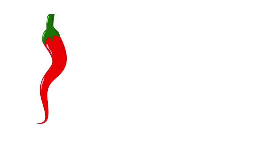 Animated Red Chili Pepper Icon Motion