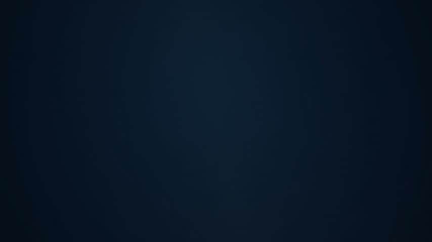 A clean 2D vector motion graphics animation featuring delicate white geometrical snowflakes rotating and floating gently alongside soft falling snow dots