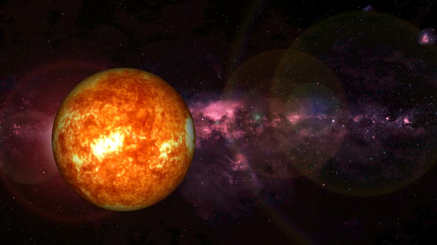 Animated hyperspace 4k Venus space motion background