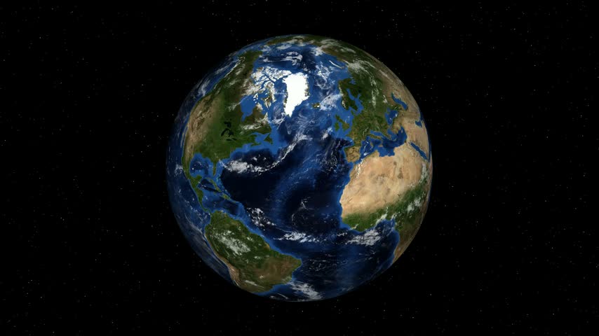 Cinematic 3D Earth Globe Orbital Zoom into Kentucky, United States Borders