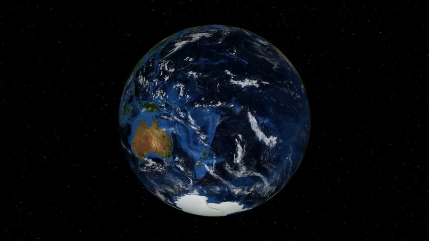 Cinematic 3D Earth Globe Orbital Zoom into Northern Territory, Australia Borders