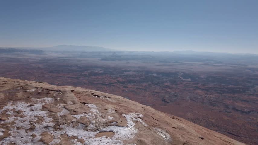 Panoramic October View from Grand View Point in Canyonlands National Park
