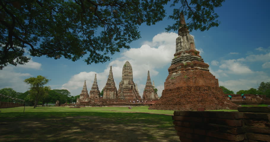 Wat Chaiwatthanaram temple is one of the famous temple in Ayutthaya, Thailand. Temple in Ayutthaya Historical Park, Ayutthaya, Thailand.
