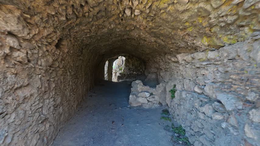 Mystras old town in Lakonia, Greece