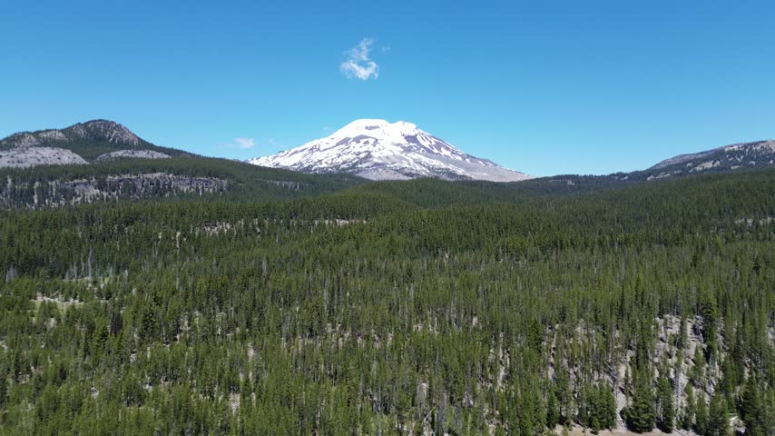 Landing with South Sister - Oregon