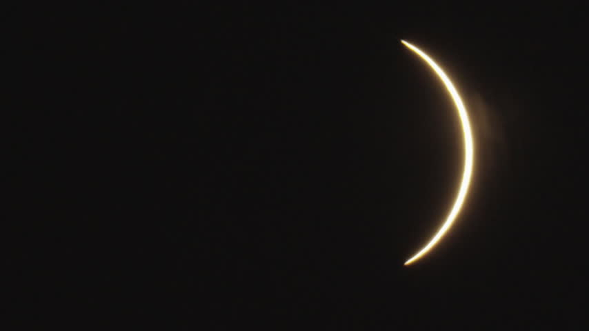 Partial Solar Eclipse Moments After Totality. Filmed in Northern Spain, August 2026.