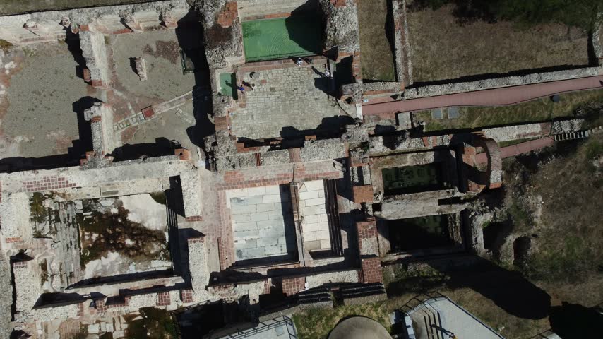 Roman bath in ancient Hisarya town