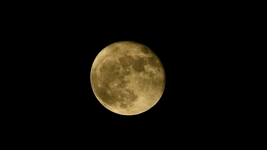 closeup view of full moon 