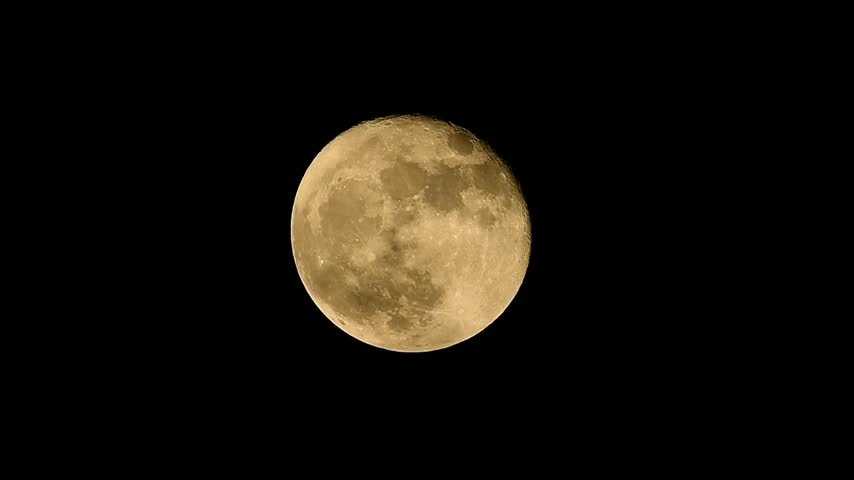 closeup view of full moon 