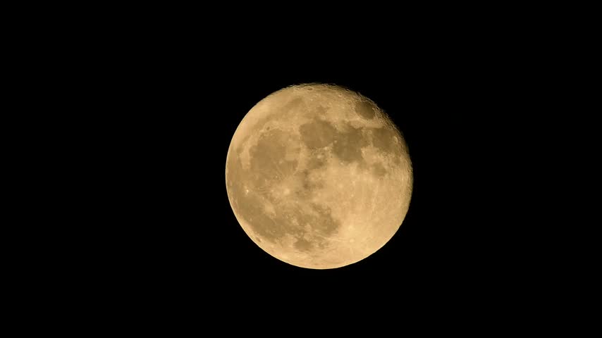 closeup view of full moon 