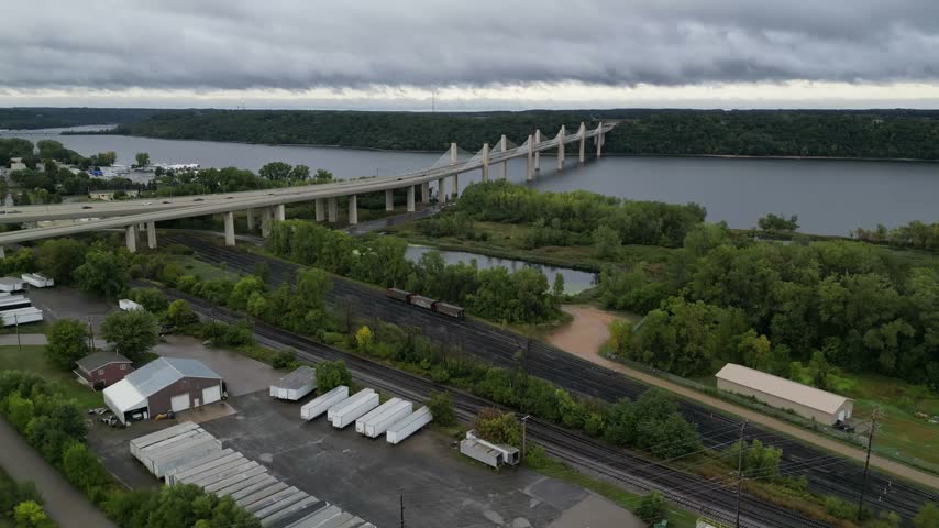 St. Croix Bridge outside Stillwater Minnesota