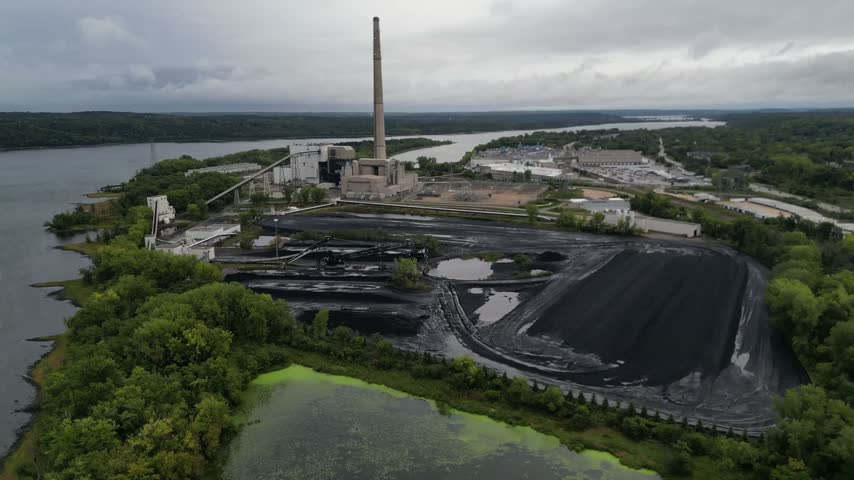 Power Plant Along the St. Croix River