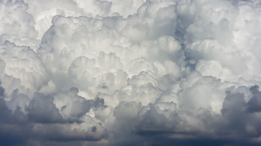 Close up of clouds in timelapse as storm builds over Utah.