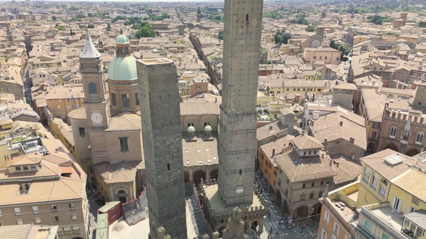 The Two Towers in Bologna. A symbol of the city.