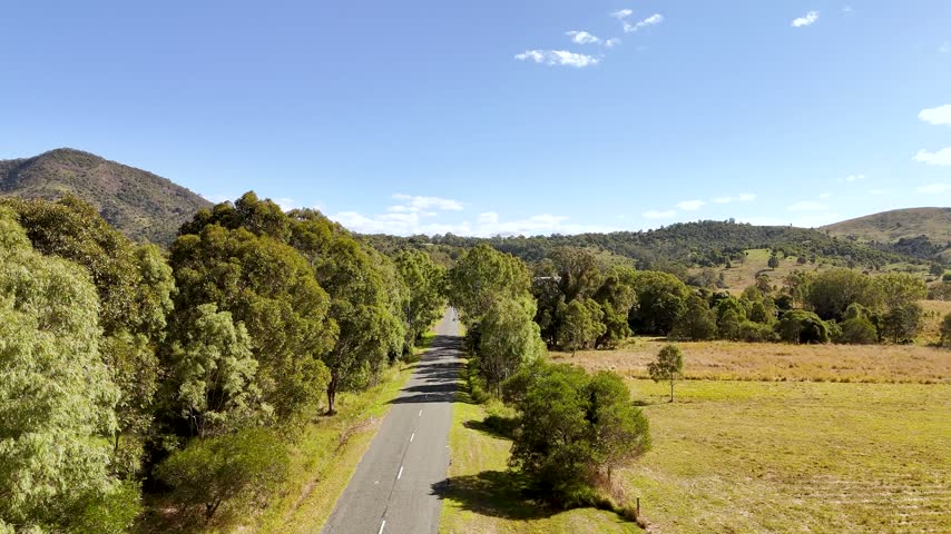A rural road in Australia