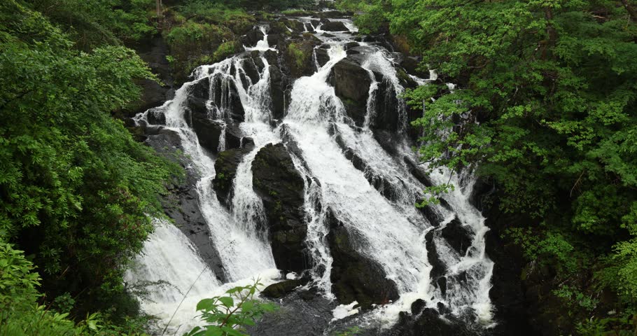 Swallow Falls near Betws-y-coed, Snowdonia (Eryri) National Park, Wales