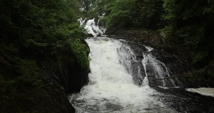 Swallow Falls near Betws-y-coed, Snowdonia (Eryri) National Park, Wales