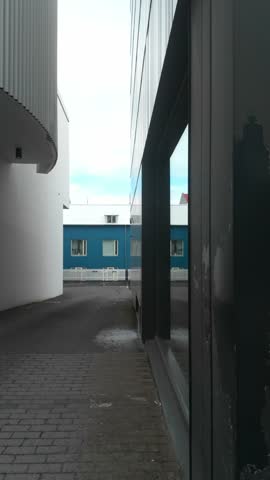 An Alley in Reykjavík, Iceland.