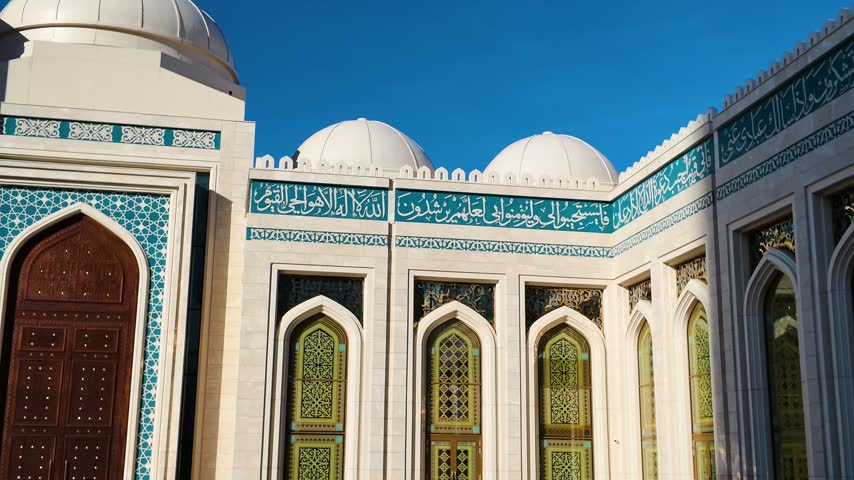 The Nursultan Mosque in Astana, Kazakhstan