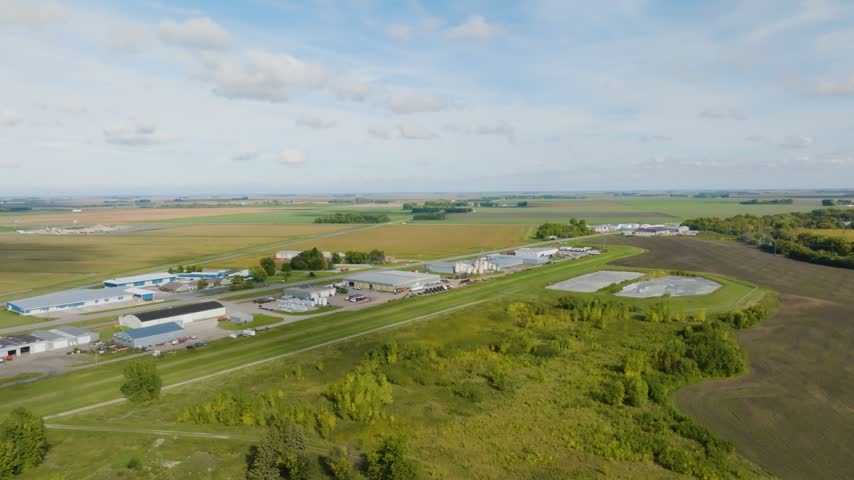Agricultural Farmland in the Red River Valley, Minnesota