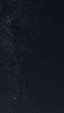 Blue night sky with milky way stars
