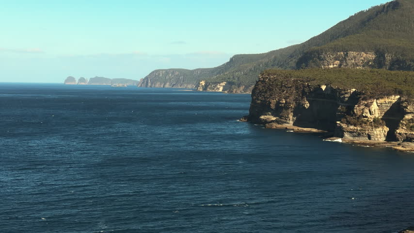 Stunning cliffs Waterfall Bluff Lookout Tasmania Australia