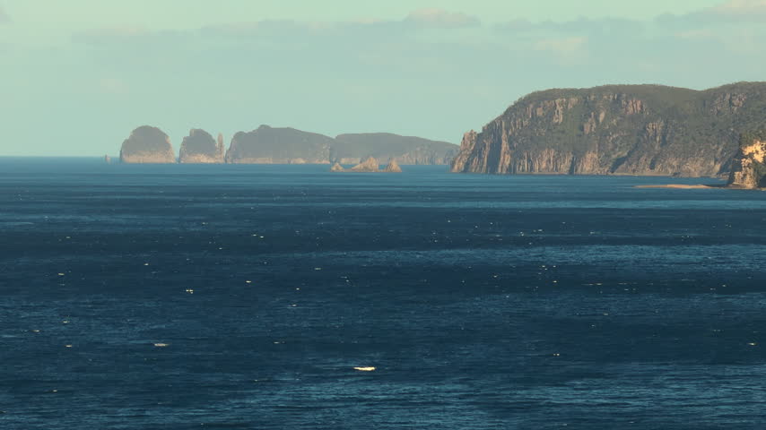 Stunning cliffs Waterfall Bluff Lookout Tasmania Australia