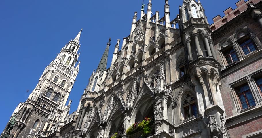 Neues Rathaus, New Town Hall, in Munich, Germany