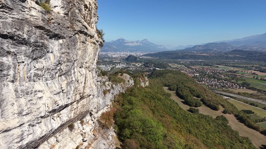 Grenoble Urban Area with Chartreuse Mountains – View from Vif, France