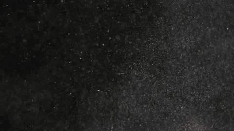 bubbles in water like in space against black background, videoclip de stoc