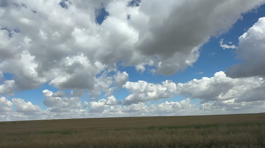 Scenic Alberta Farmland and Open Prairie Countryside Near Hussar Alberta Canada