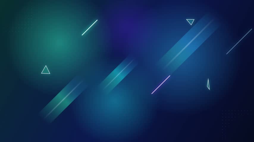 Three glowing blue light beams on soft background