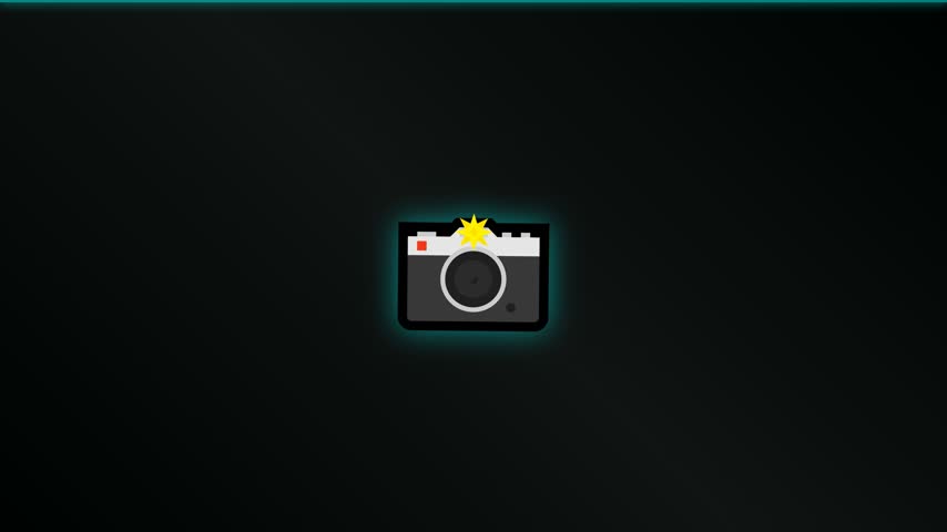 DSLR camera technology illustration video