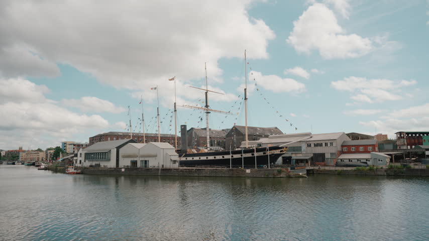 Bristol Harbour waterfront in Bristol, England, UK - 4 September 2026.