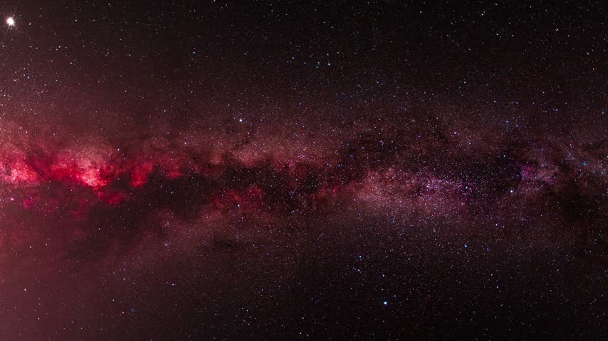 Night starry sky with  Milky Way galaxy, Space, astronomical background.