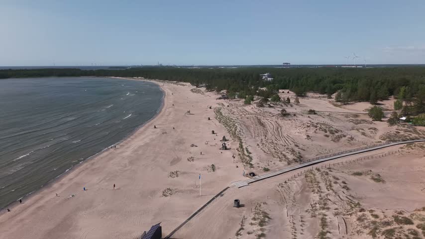 Yyteri beach in spring, Pori, Finland