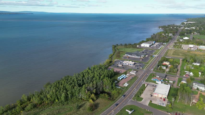 Lake Superior Shoreline in Ashland Wisconsin 