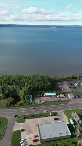 The shoreline of Ashland Wisconsin