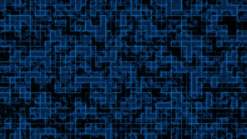 Minimalist blue neon grid clipart.