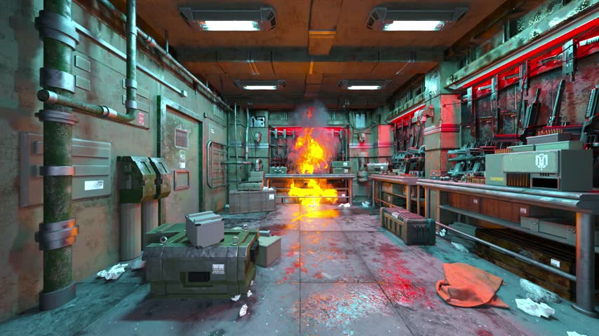 3D rendering of the armory