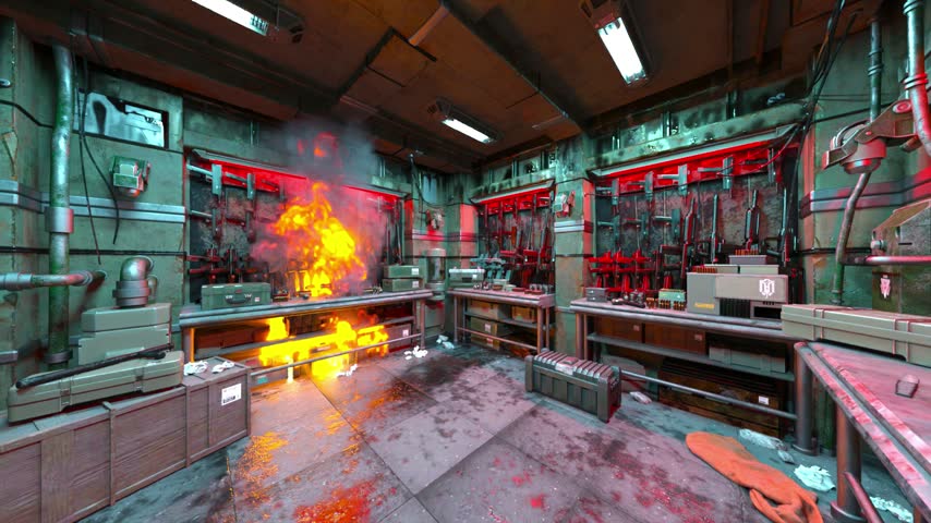 3D rendering of the armory