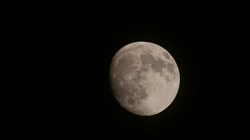 Bright moon on the sky