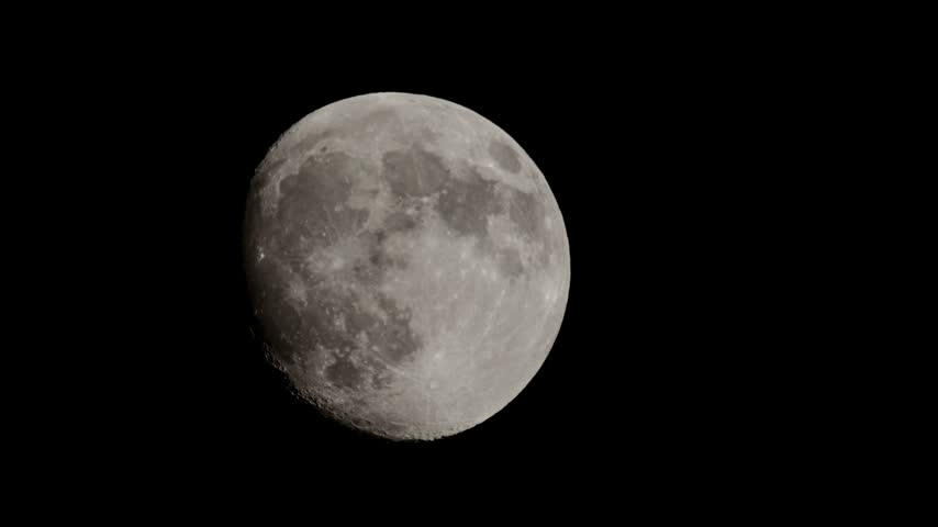 Bright moon on the sky