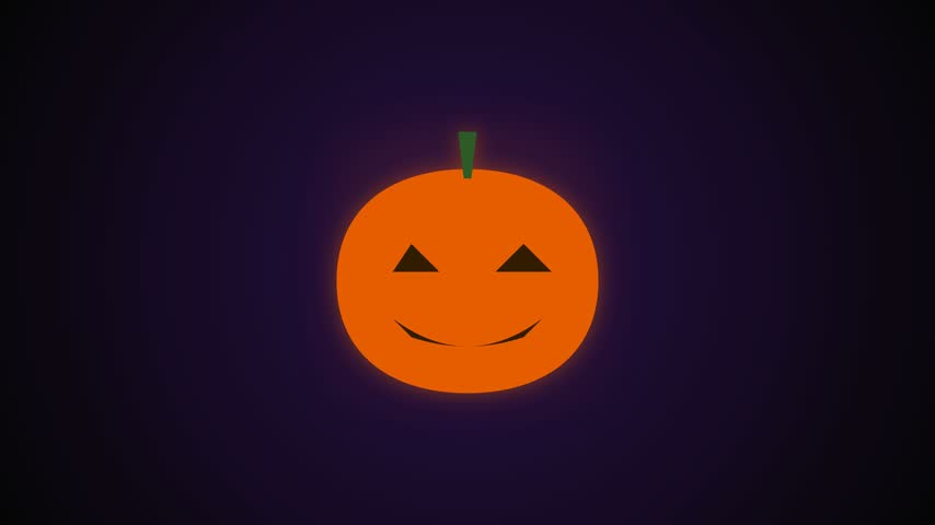 Smiling jack-o