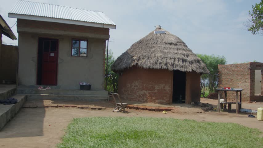 Traditional African Homestead in Village 2
