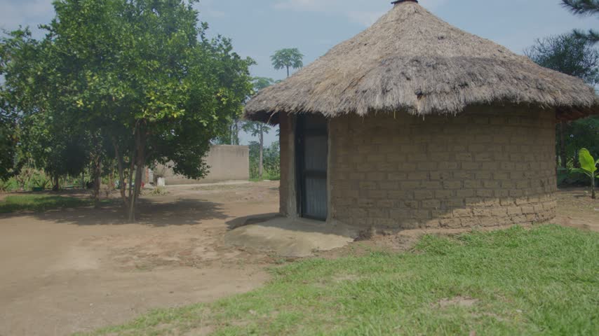 Traditional African Homestead in Village 3