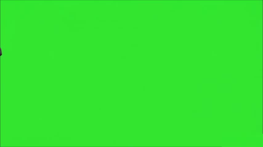 Tyrannosaurus Rex walking and roaring on a green screen background