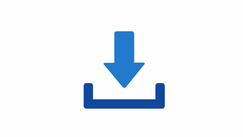 Clean vector icons representing data transfer and digital archiving. Ideal for web design and application interface development.